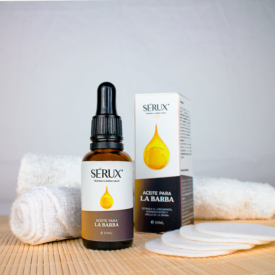 ACEITE PARA BARBA SERUX 30ML - Hidratación profunda