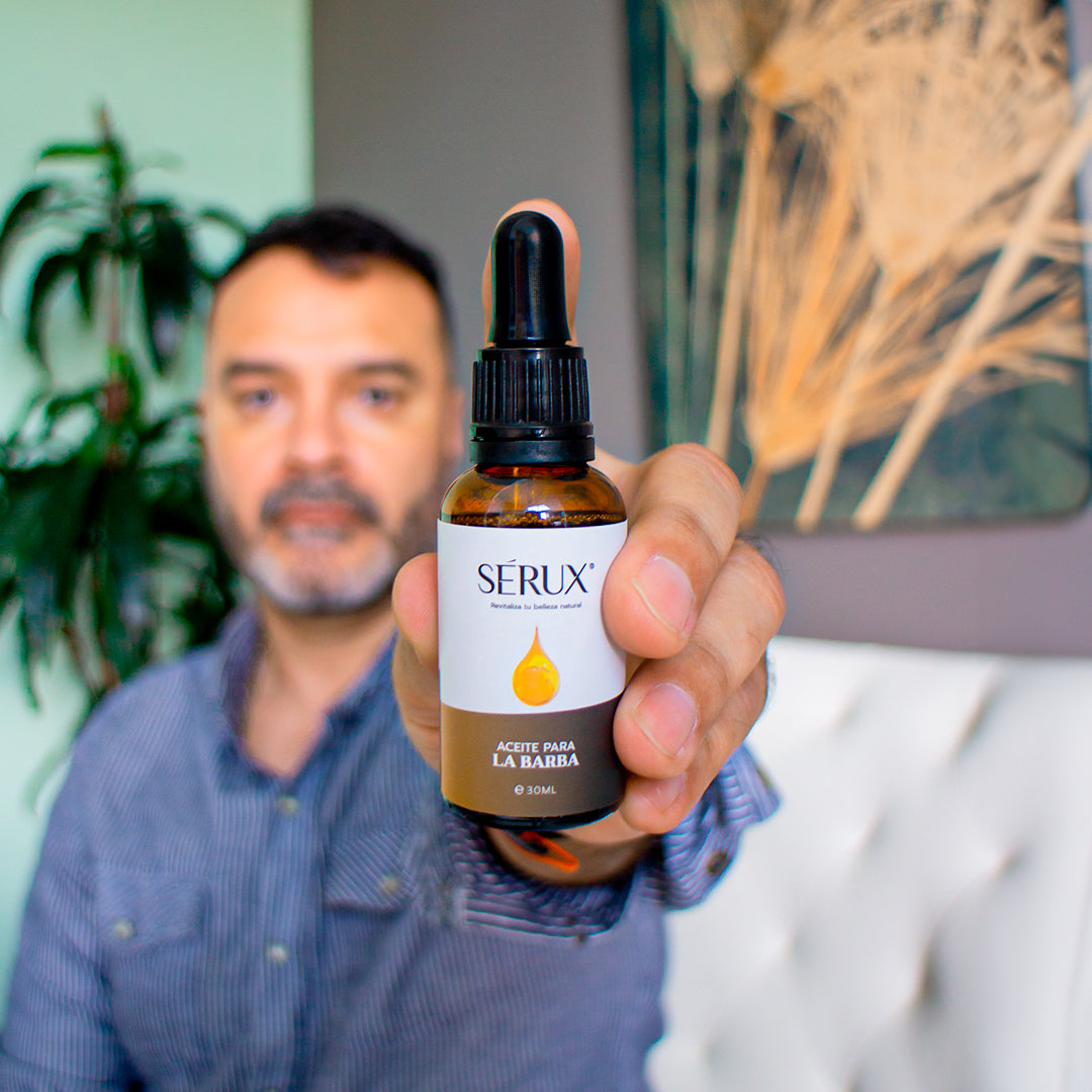 ACEITE PARA BARBA SERUX 30ML - Hidratación profunda