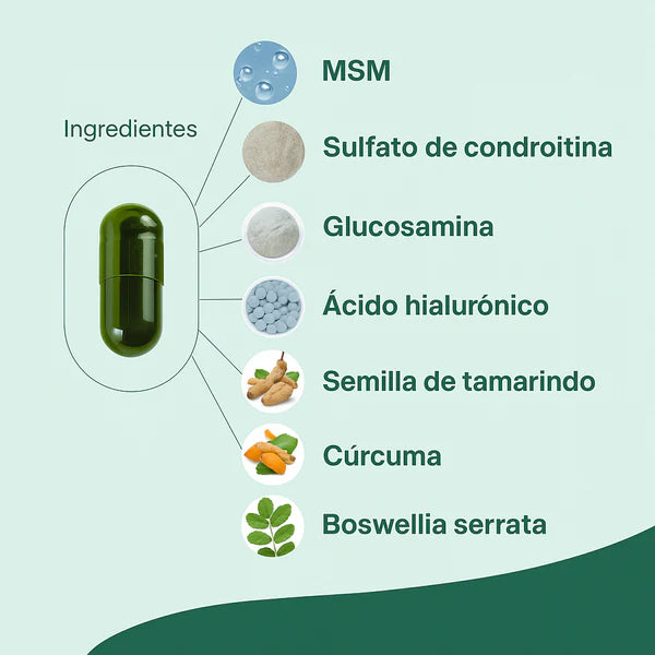 Capsulas para el alivio de las Articulaciones - 60 Capsulas