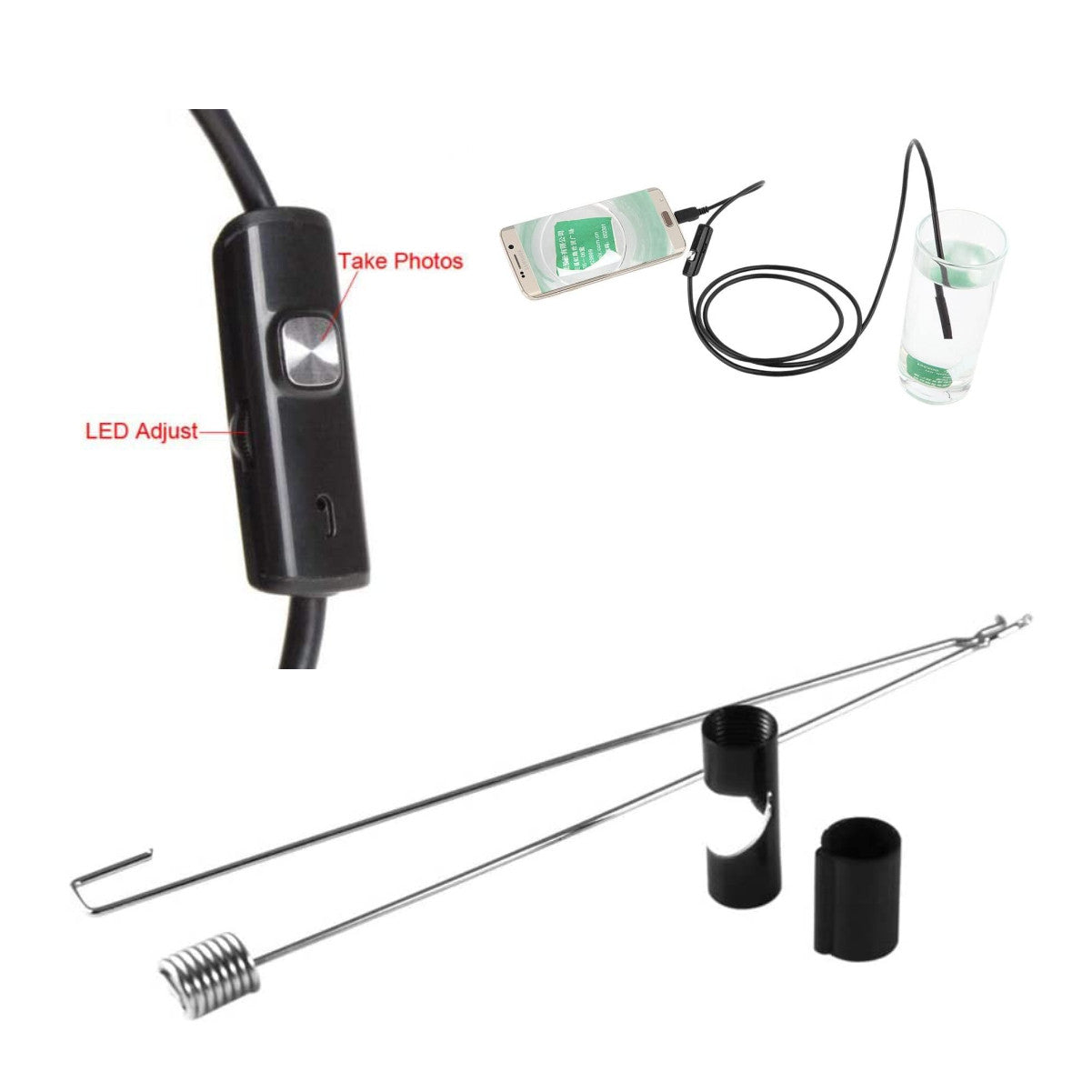 Camara Endoscopio Micro Usb Tipo C 5mtr