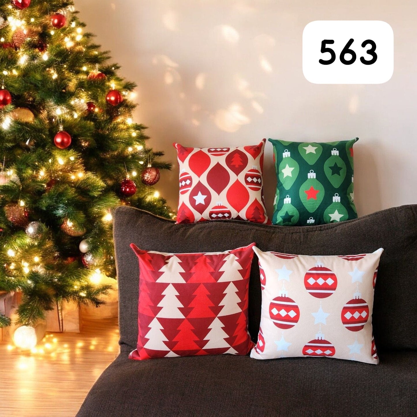 ¡OFERTA DE TEMPORADA! Set x 4 Cojines de Navidad Escoge tu combo favorito