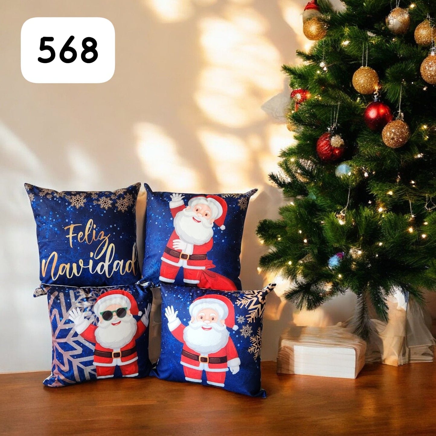 ¡OFERTA DE TEMPORADA! Set x 4 Cojines de Navidad Escoge tu combo favorito