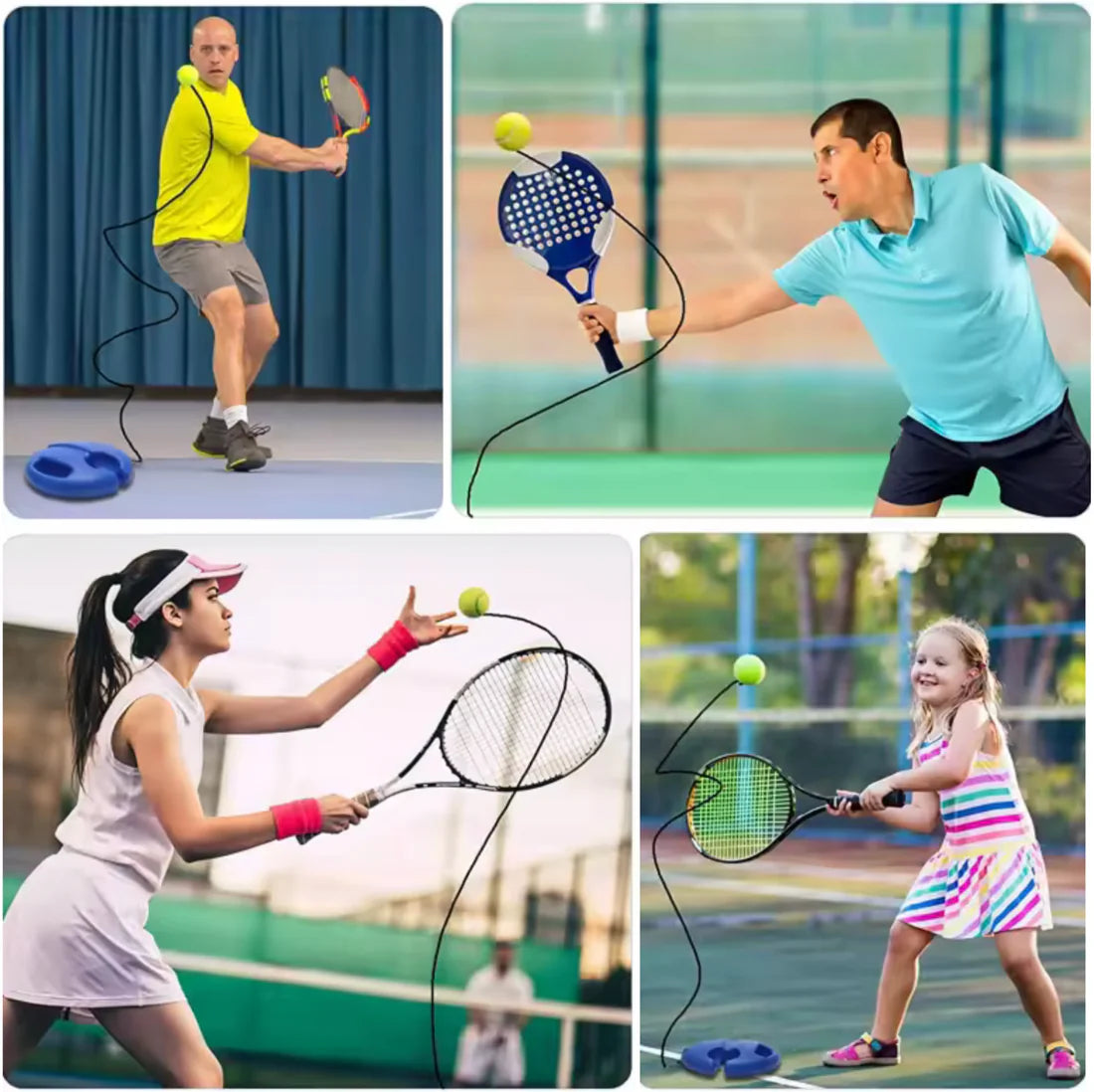 Entrenador de Tenis con red de rebote ProTennis