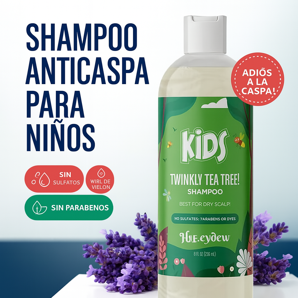 Shampo Anti-Caspa para niños, tratamiento natural para el cuero cabell ...