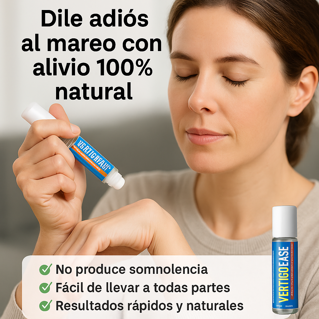 Soporte natural y de acción rápida para vértigo y mareos - Roll-on Antimareos