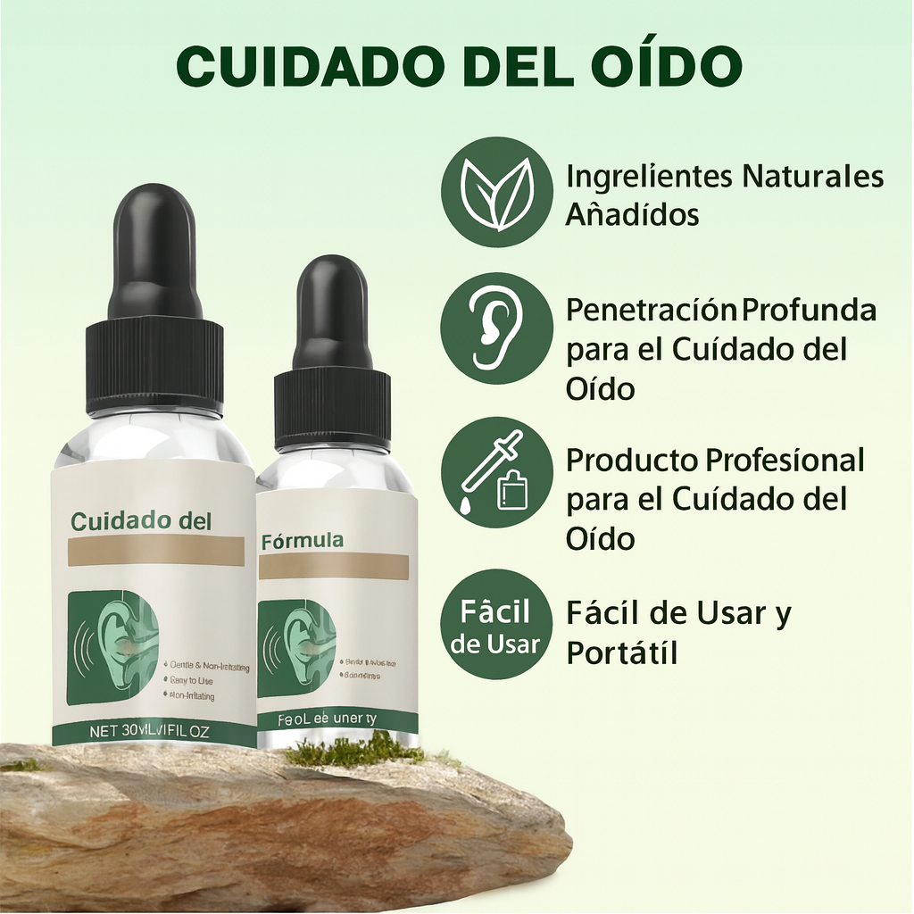 Gota para el cuidado de los oídos, alivio del tinnitus para las oreja X2 Unidades