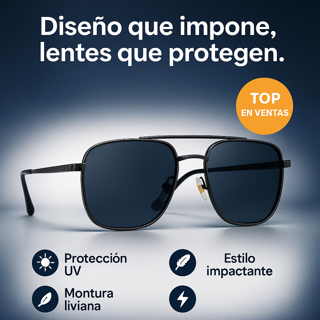 Gafas de Sol Lente en Policarbonato Proteccion Uv 400