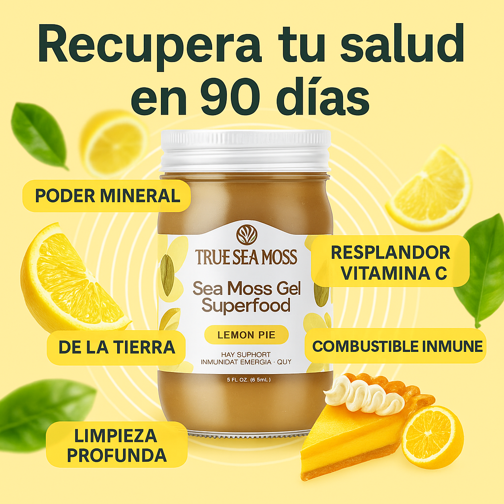 DESHÁZTE DE LA ENFERMEDAD EN 90 DÍAS Superalimento Musgo marino