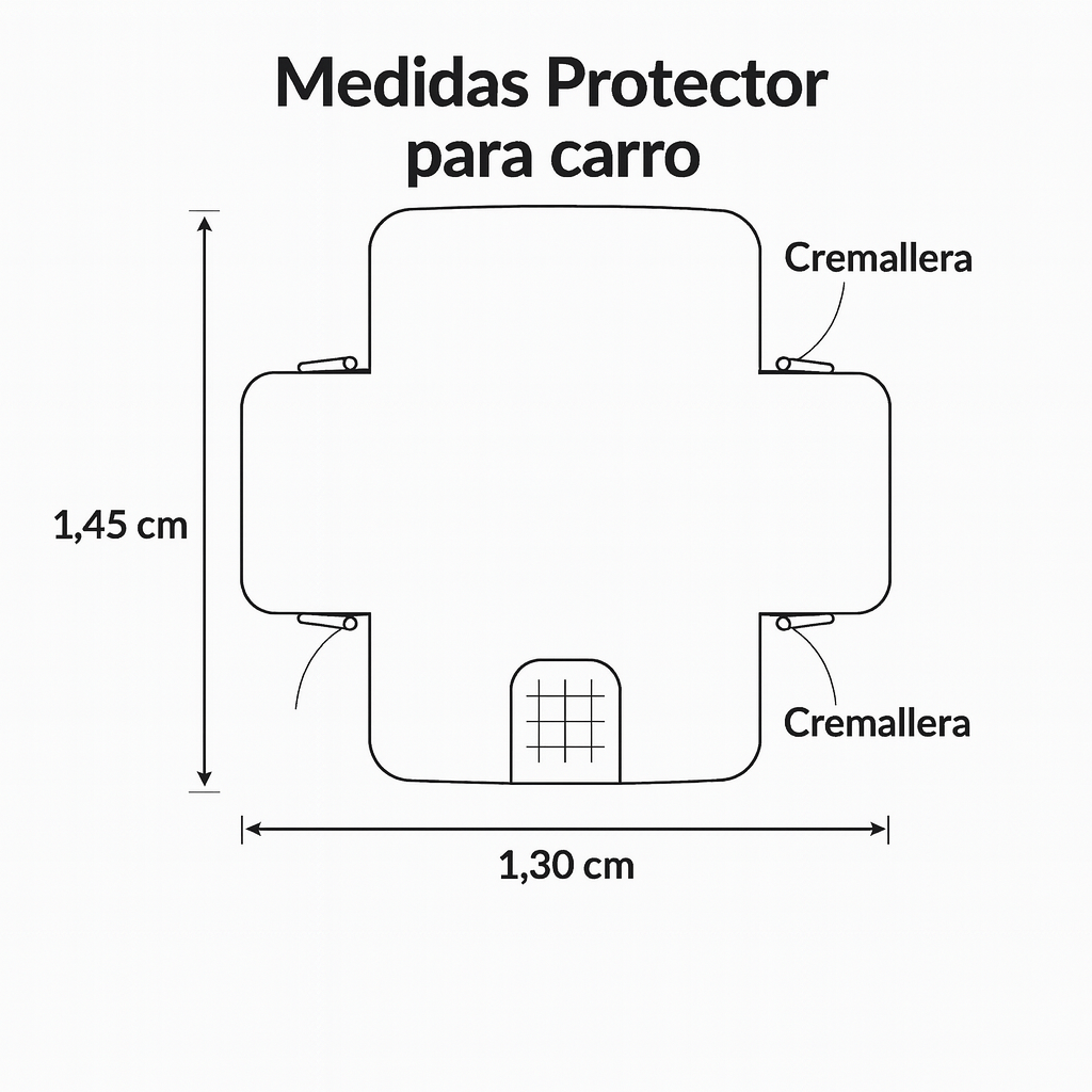 RuffRover 2.0™ - Protector de asiento de carro para perros
