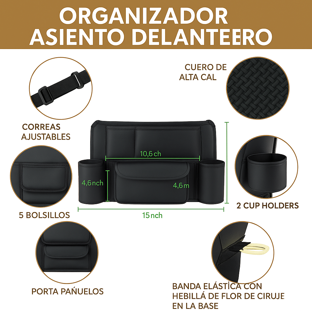 Maleta Organizador Para Asiento