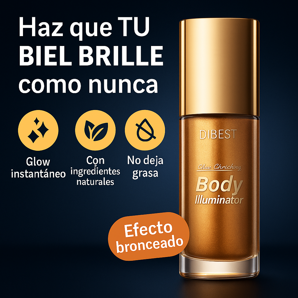 Iluminador Corporal con Brillo – Glow Touch - Bronceado natural
