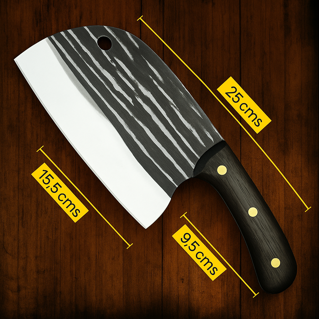 CUCHILLO TIPO HACHA - CORTA CON CONFIANZA Y PRECISIÓN