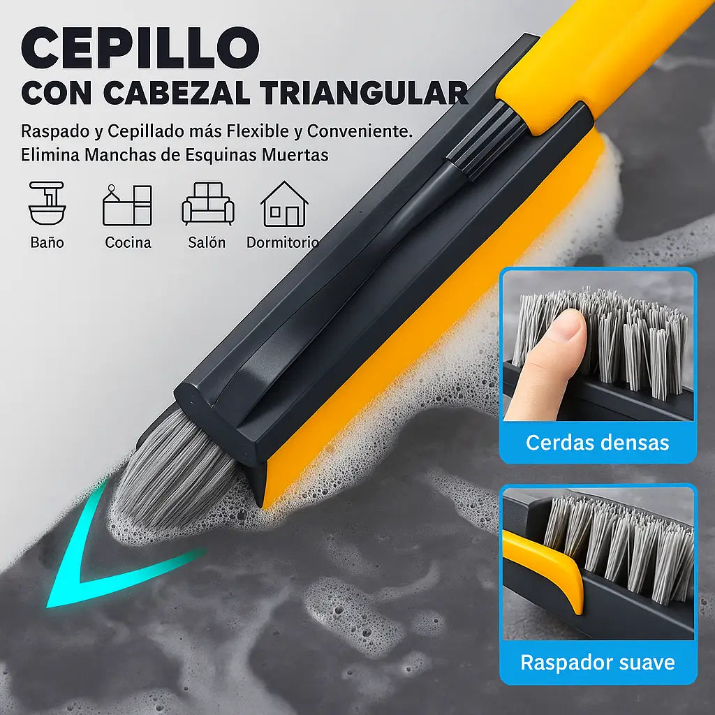 Cepillo de limpieza 3 en 1 || Giro de 120 grados