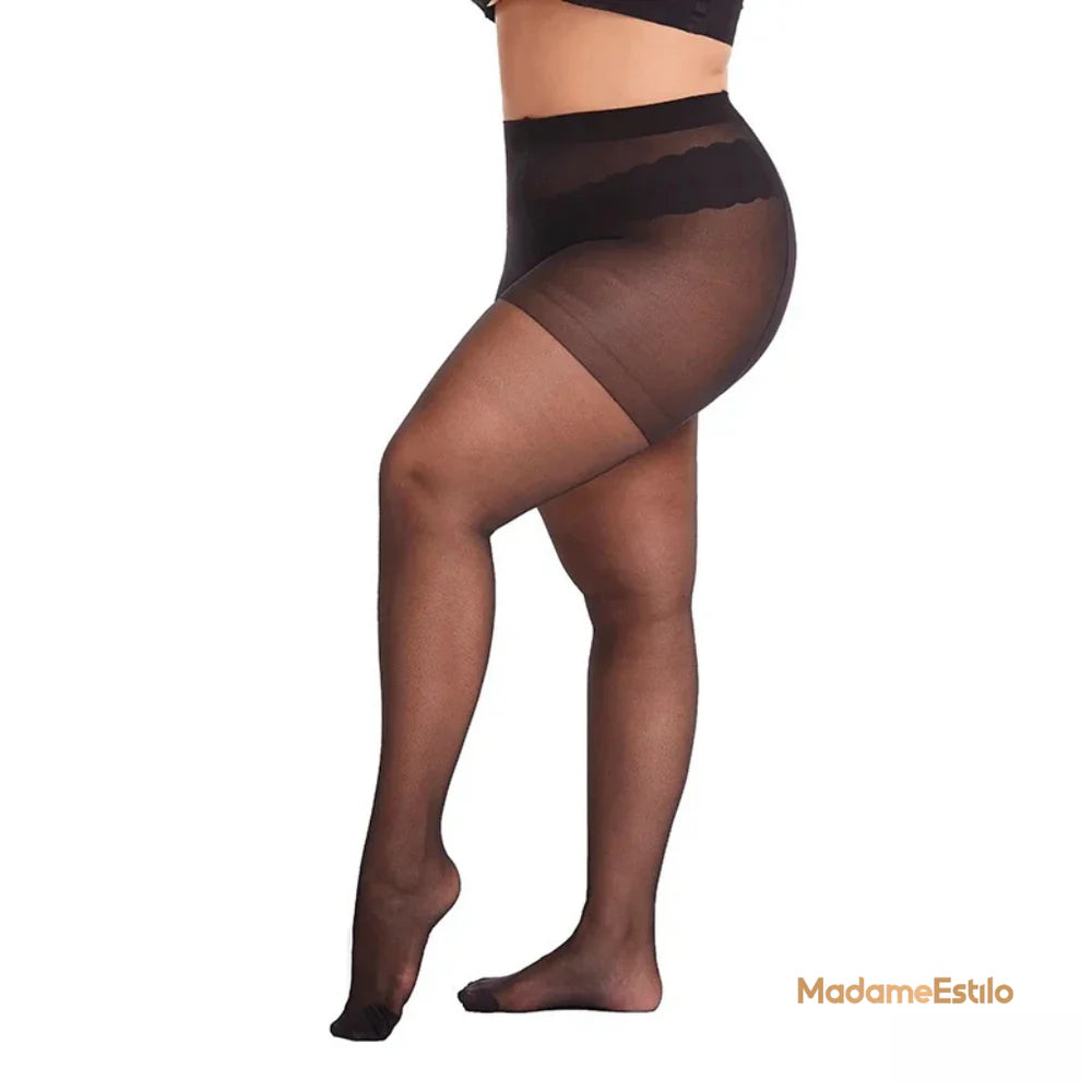 Media Velada Control Abdomen Antidesgarros y Anticelulitis Talla Unica