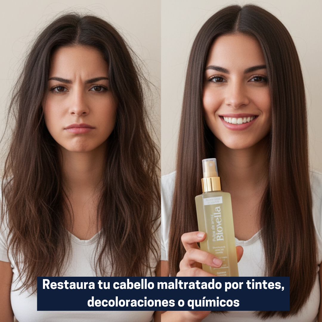 BioVella – Fortalece, Hidrata y Devuelve el Brillo a tu Cabello Aceite Capilar 200ml
