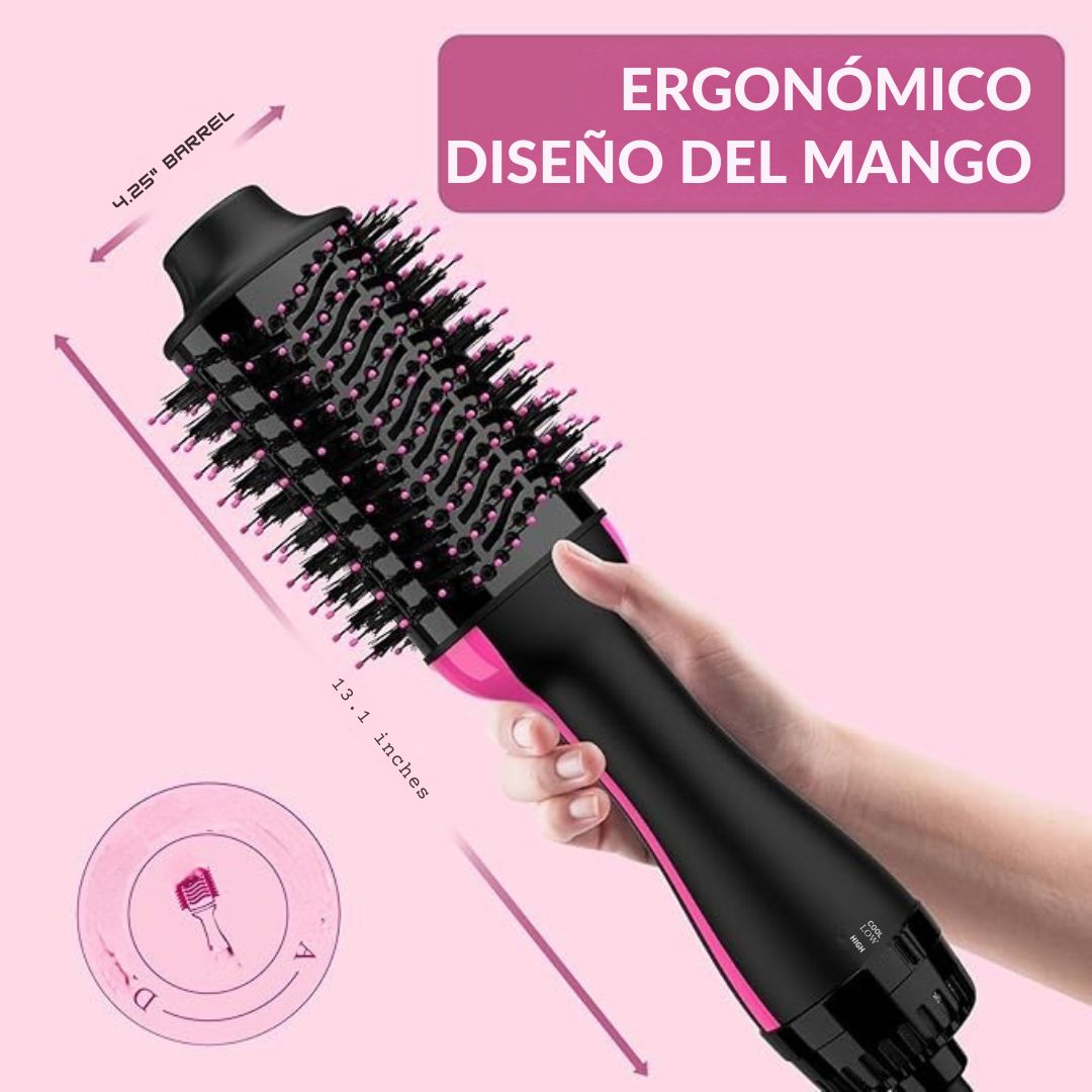 Cepillo Termico Secador Con Iones Negativos Antiencrespamiento