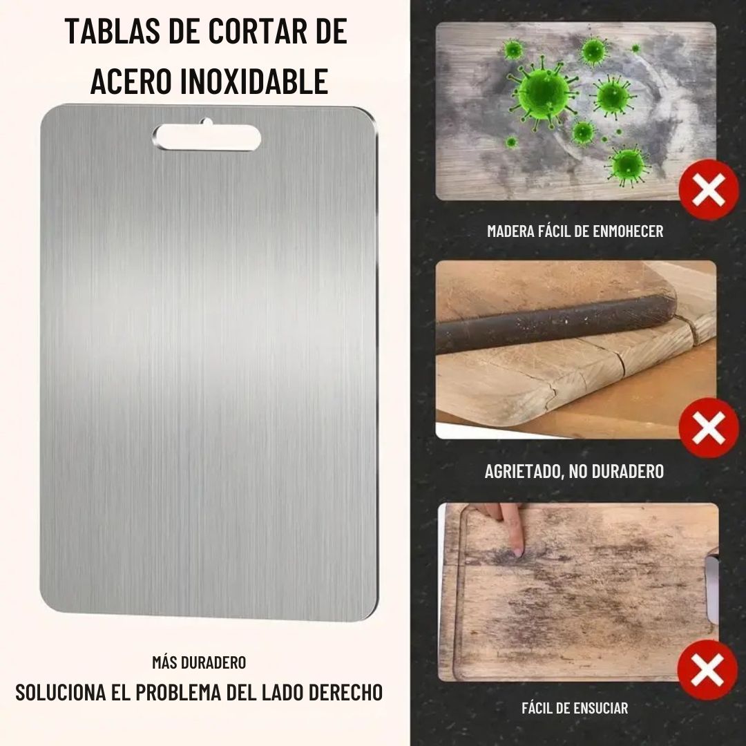 TABLA PARA PICAR EN ACERO INOXIDABLE 1.2 MM