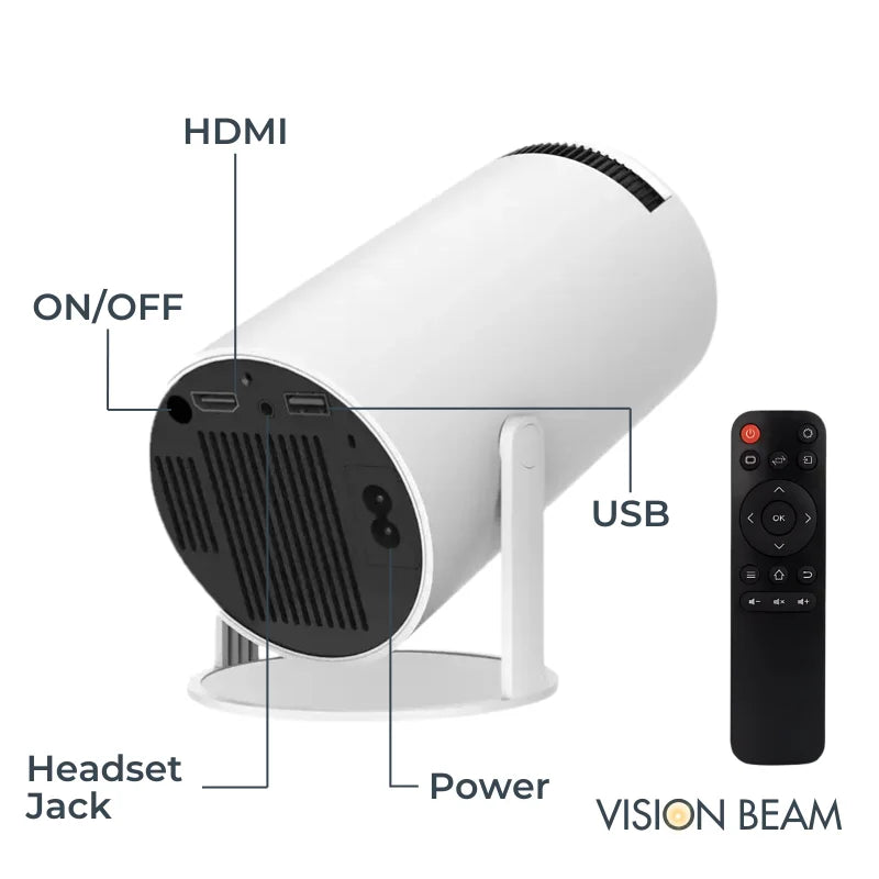 Vision Beam™: La experiencia de cine en casa