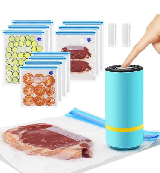 Selladora al vacío compacta Chef Preserve + 2 Bolsas de vacio