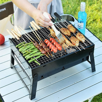 Parilla de Carbon Portatil de Acero Inoxidable