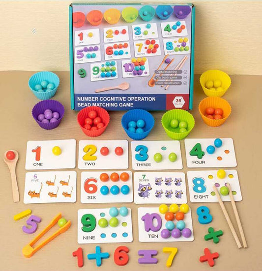 Juego Didactico aritmético Montesori