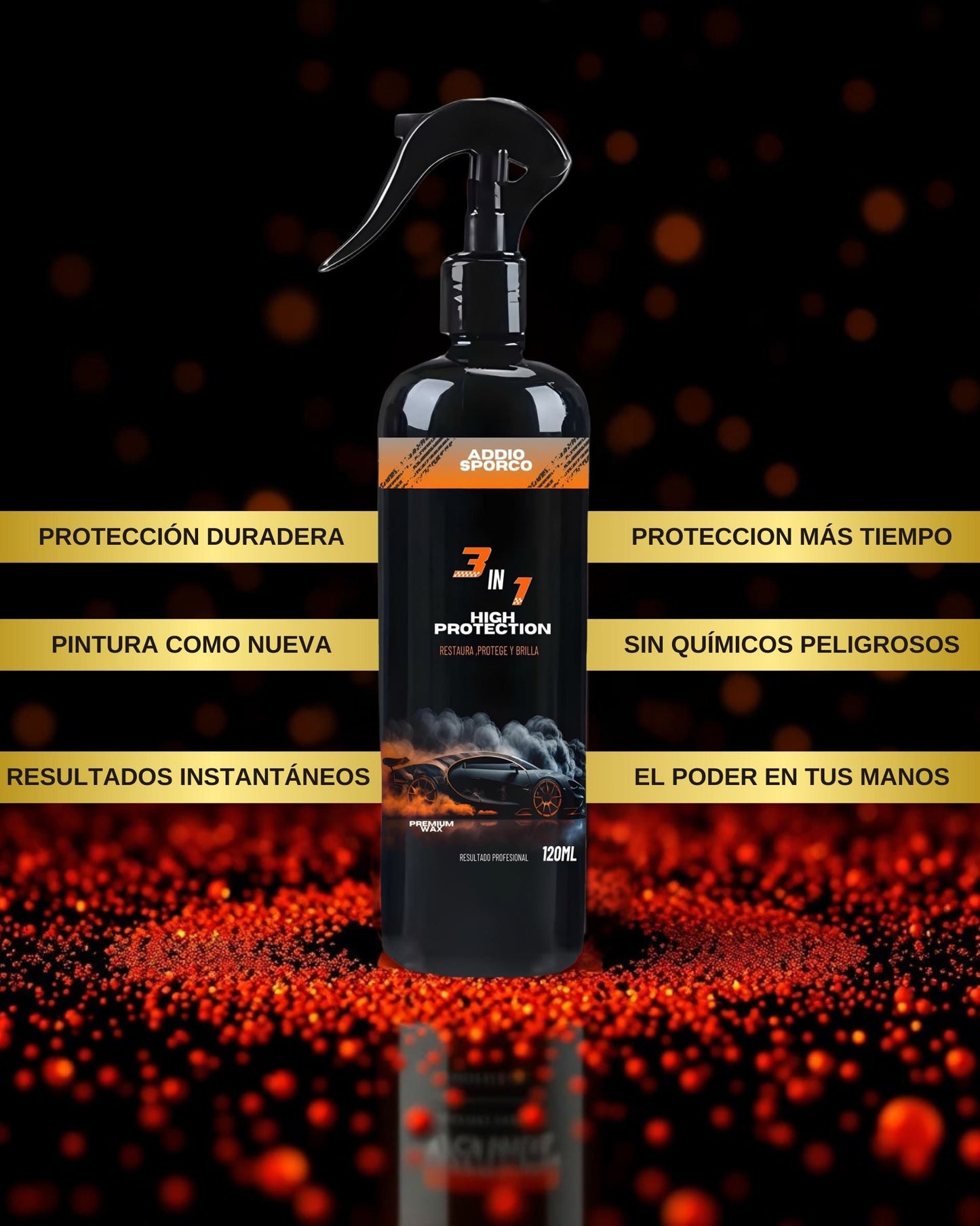 PREMIUM WAX 120 ML + REGALO DE CERA  60GR + PAÑO MICRO