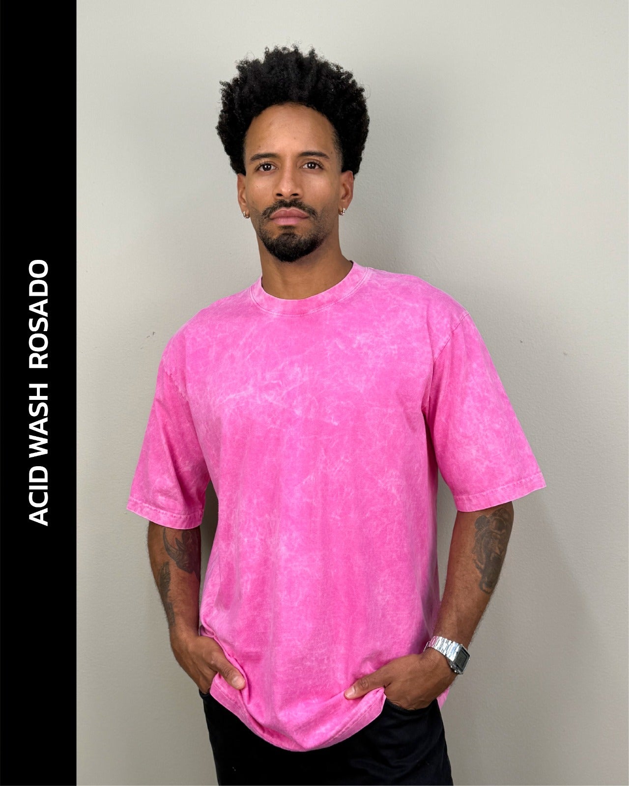 Camiseta Oversize Acid Wash Unisex 220g