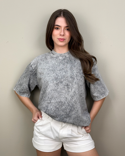 Camiseta Oversize Acid Wash Unisex 220g
