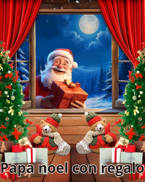 Fondo Navideño 2.5M ancho x 2.1 M alto.+ Cinta Doble Faz