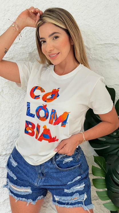 Camiseta Colombia Glam 2026 🇨🇴
