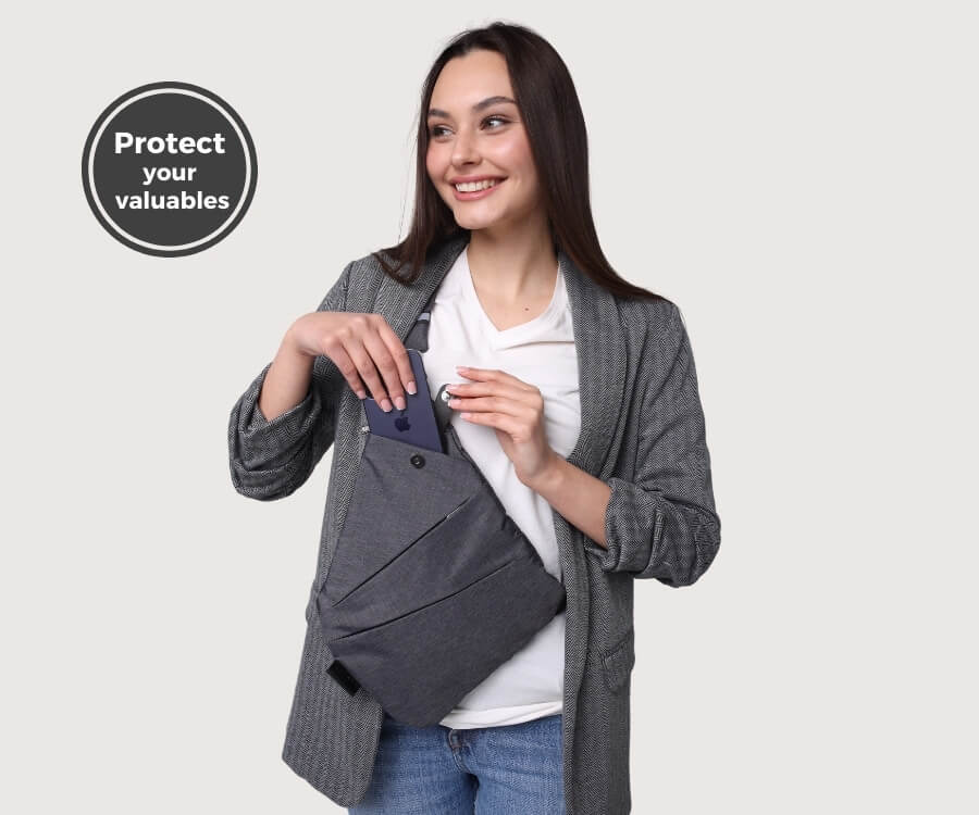 SecureFit Ultra - Bolso Antirrobo Impermeable Unisex