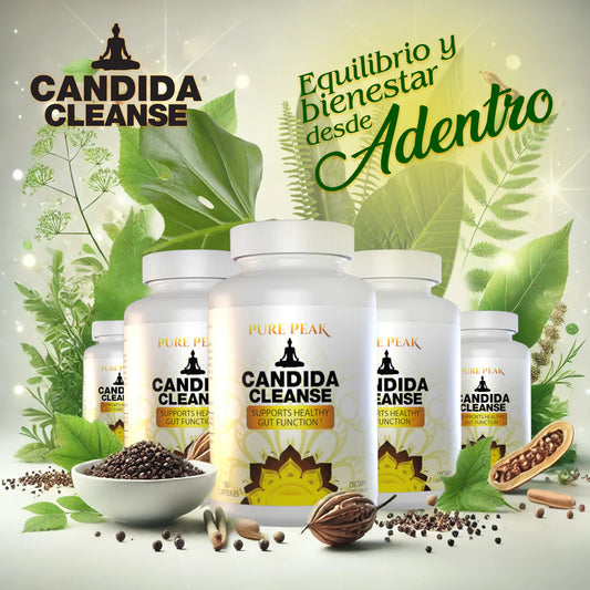 Candida Cleanse 60 Capsulas - Equilibra Tu Flora Intestinal y Transforma Tu Bienestar en 30 Días