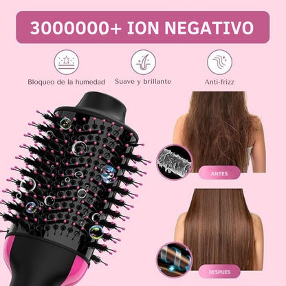 Cepillo Termico Secador Con Iones Negativos Antiencrespamiento