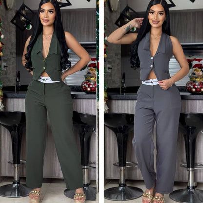 Siluet - Resalta tu figura Conjunto 2 Piezas Chaleco + Pantalon