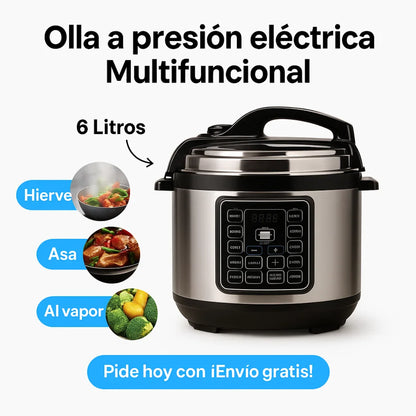 Olla Presión Eléctrica 6 litros + Regalo Sorpresa