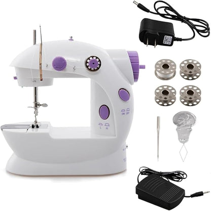 Mini Máquina de Coser Portatil de Doble Velocidad