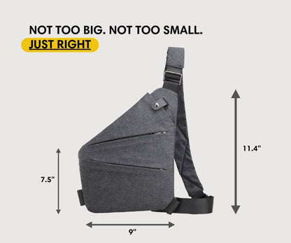 SecureFit Ultra - Bolso Antirrobo Impermeable Unisex