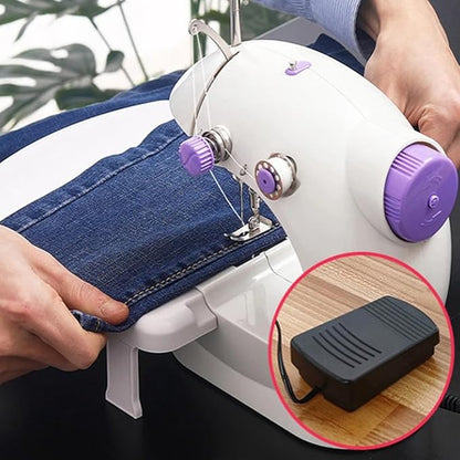 Mini Máquina de Coser Portatil de Doble Velocidad