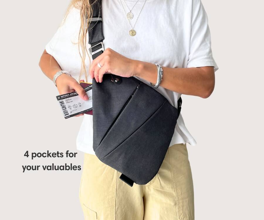 SecureFit Ultra - Bolso Antirrobo Impermeable Unisex