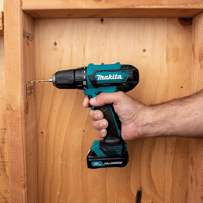 Taladro Percutor 36V + 2 BATERIAS 1.5 Ah, Cargador Rápido y Caja Makpac