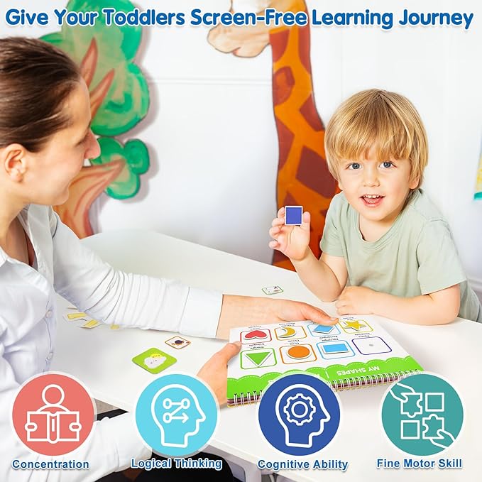Busy Book - Libro Educativo Interactivo [PARA NIÑOS DE 1 A 9 AÑOS DE EDAD]