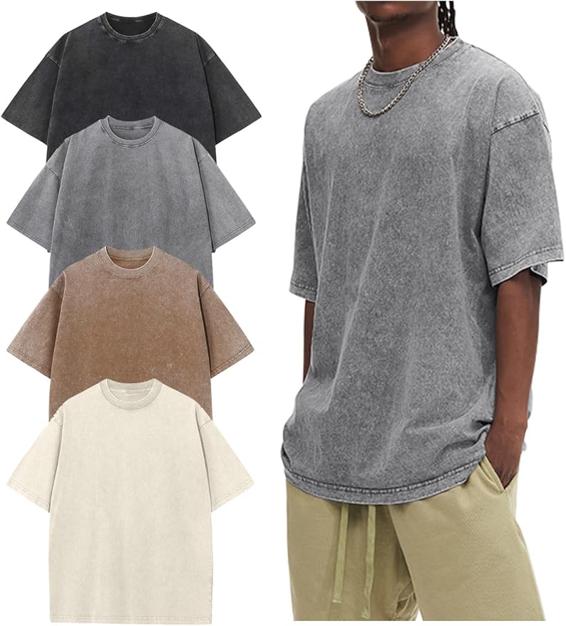 Camiseta Oversize Acid Wash Unisex 220g