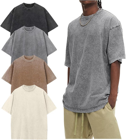 Camiseta Oversize Acid Wash Unisex 220g