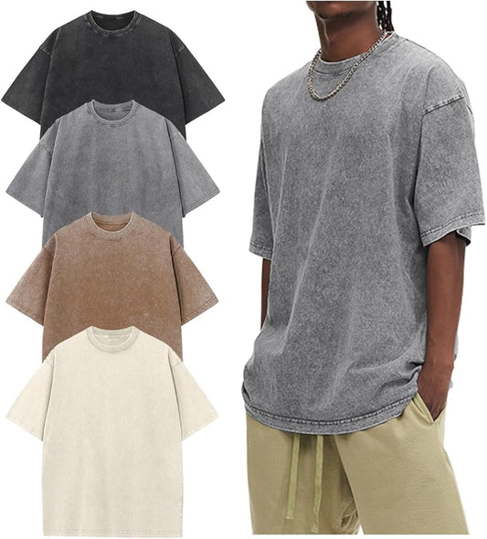 Camiseta Oversize Acid Wash Unisex 220g