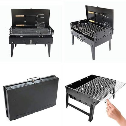 Parilla de Carbon Portatil de Acero Inoxidable
