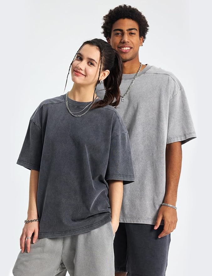 Camiseta Oversize Acid Wash Unisex 220g