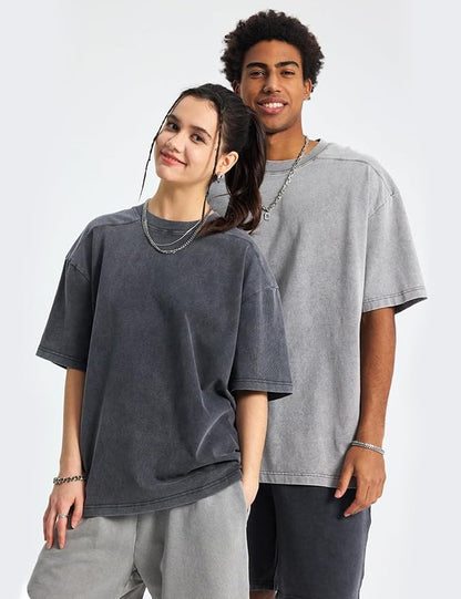 Camiseta Oversize Acid Wash Unisex 220g