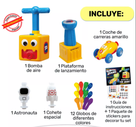 Globo Cohete Mágico™ + TORRE DE DESPEGUE