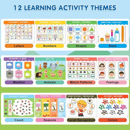 Busy Book - Libro Educativo Interactivo [PARA NIÑOS DE 1 A 9 AÑOS DE EDAD]