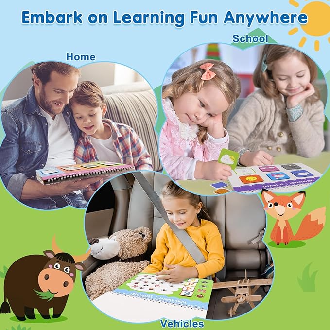 Busy Book - Libro Educativo Interactivo [PARA NIÑOS DE 1 A 9 AÑOS DE EDAD]